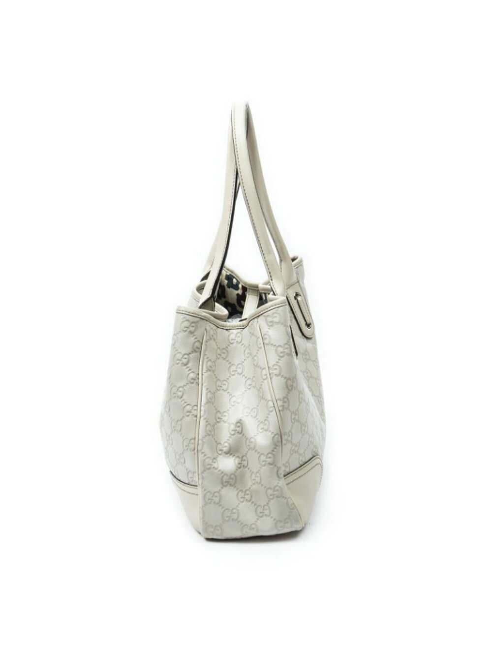 Gucci Princi Tote Ivory Guccissima - Picture 3 of 10